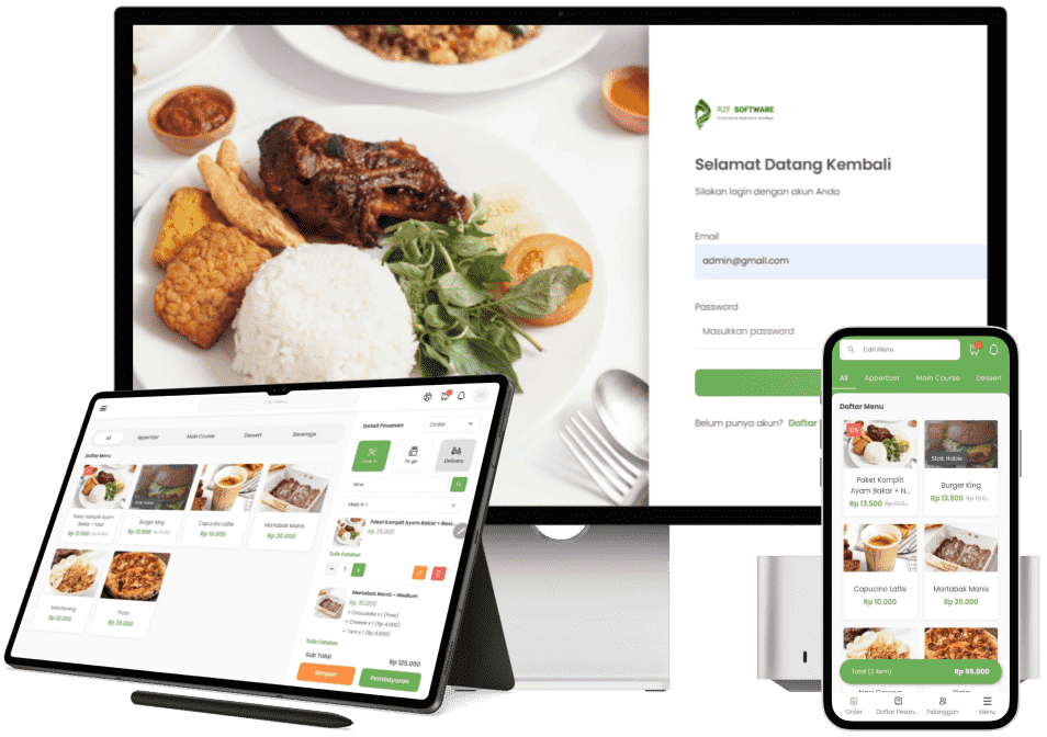 Pilih paket langganan RZF Resto sesuai kebutuhan bisnis Anda.